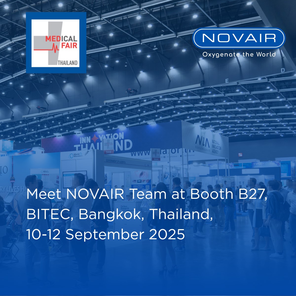 NOVAIR au salon Medical Fair Thailand 2025